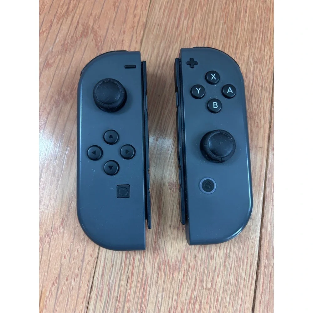 Nintendo Joy-Con Controllers Pair Gray HAC-015 HAC-016 LEFT STICK DRIFT